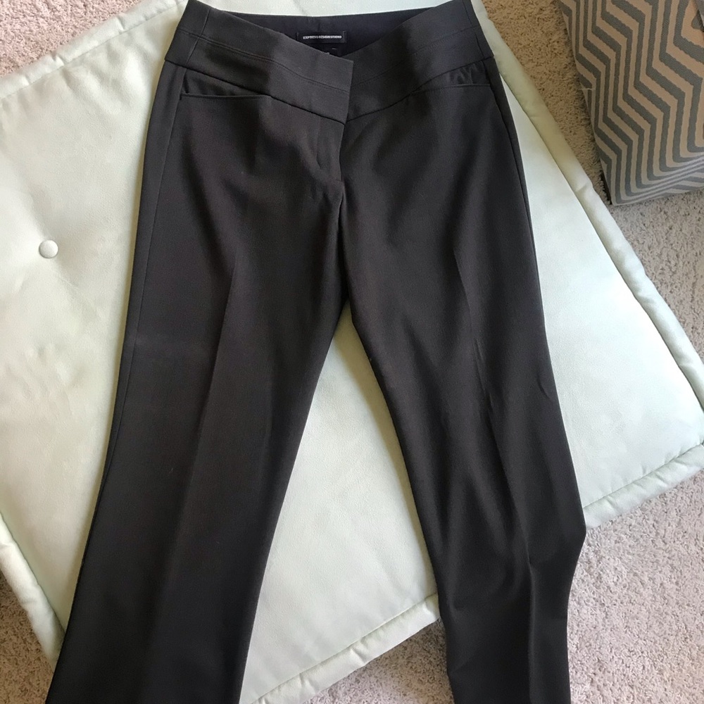 Express Low Rise Flare Editor Pant
